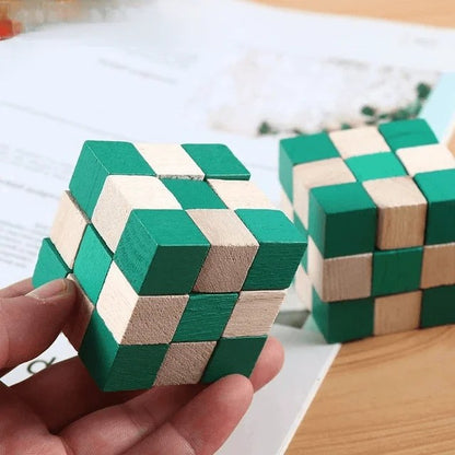 Snake cube / wooden dragon cube
