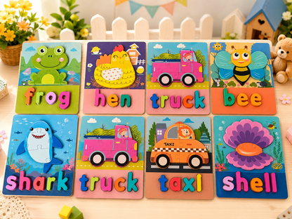 Wooden Jigsaw Puzzle  Board
