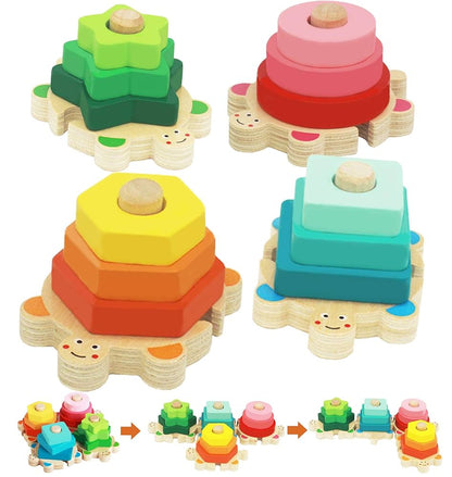 Colourful wisdom shape  column