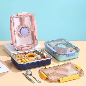 Smiley Partitions Lunch Box