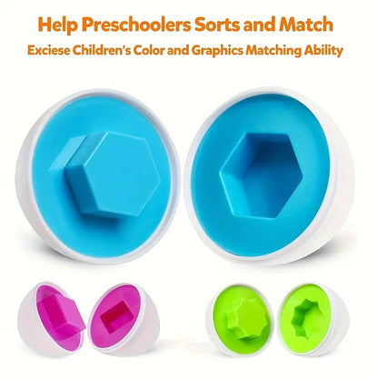 Shapes / Numbers sorting egg set