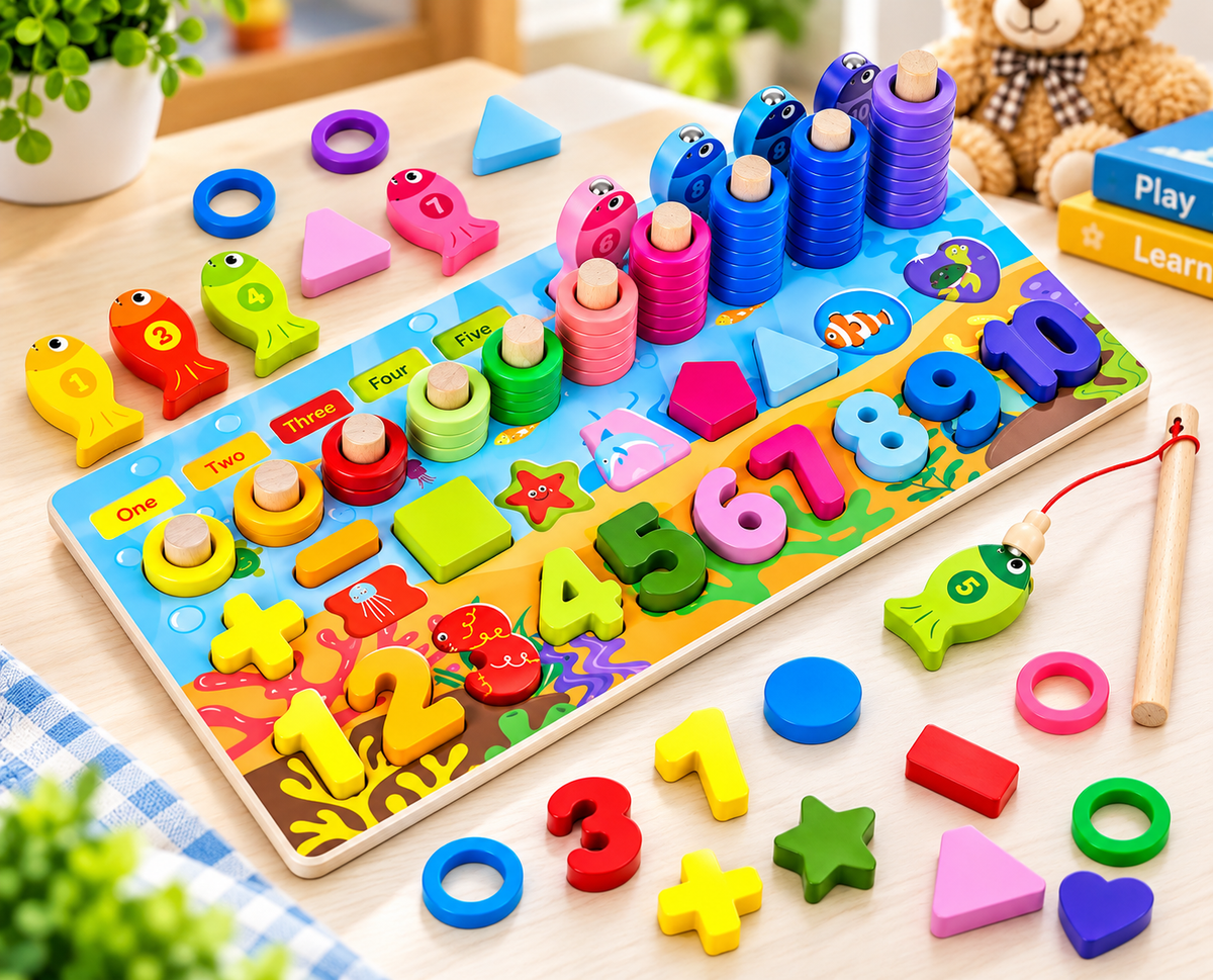 Six in one logarithm board