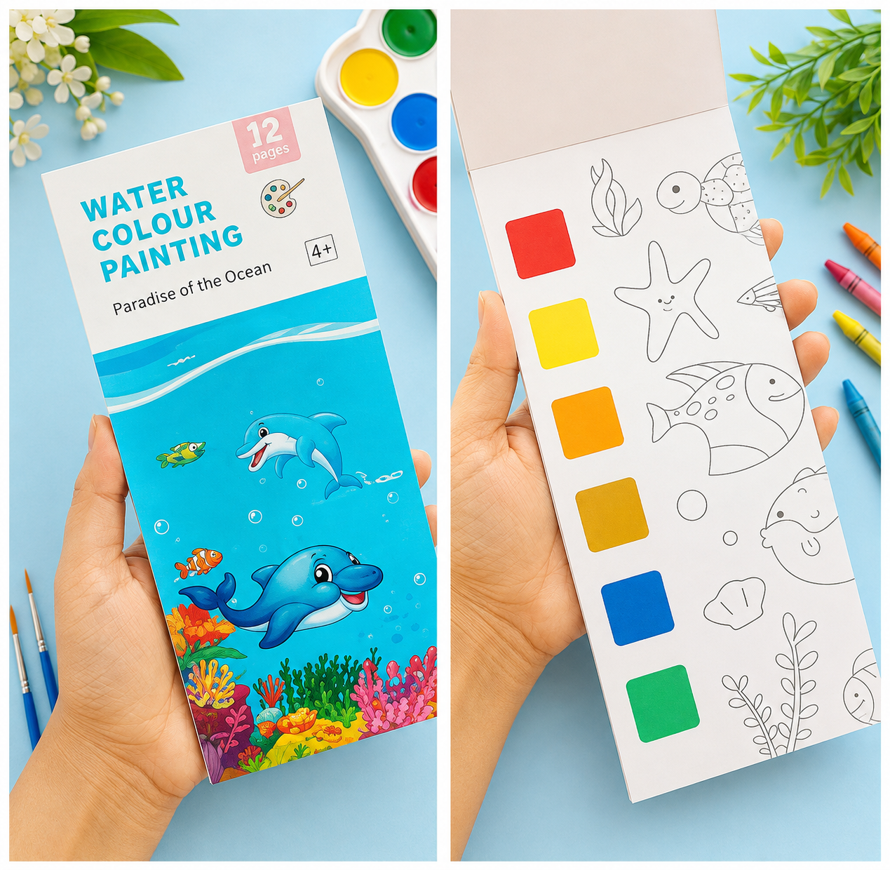 Water colouring book