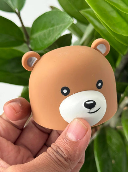 3D Teddy Glass Bottle
