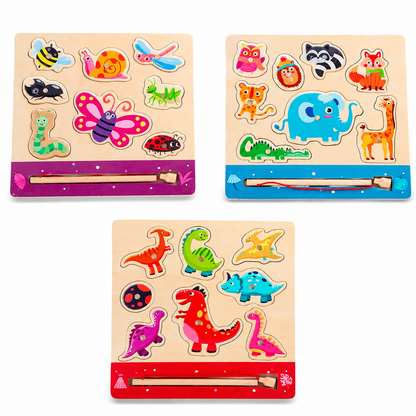 Wooden Magnetic fishing Board