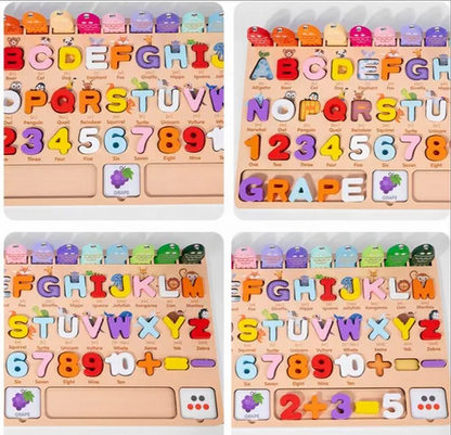 2 in one alphanumeric  fishing Board