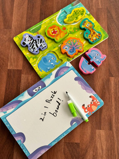 2 in 1 Puzzle board