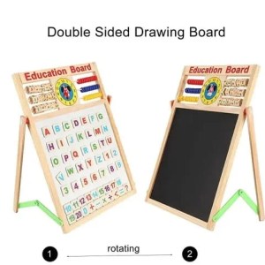 DOUBLE SIDED WOODEN WRITING BOARD