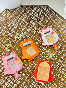 Calculator and Maze Keychain