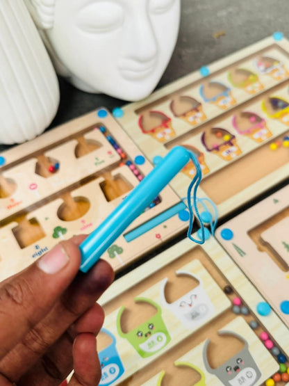 MAGNETIC BEAD COUNTING MAZE