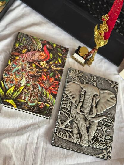 Vintage Pen & 3D Notebook