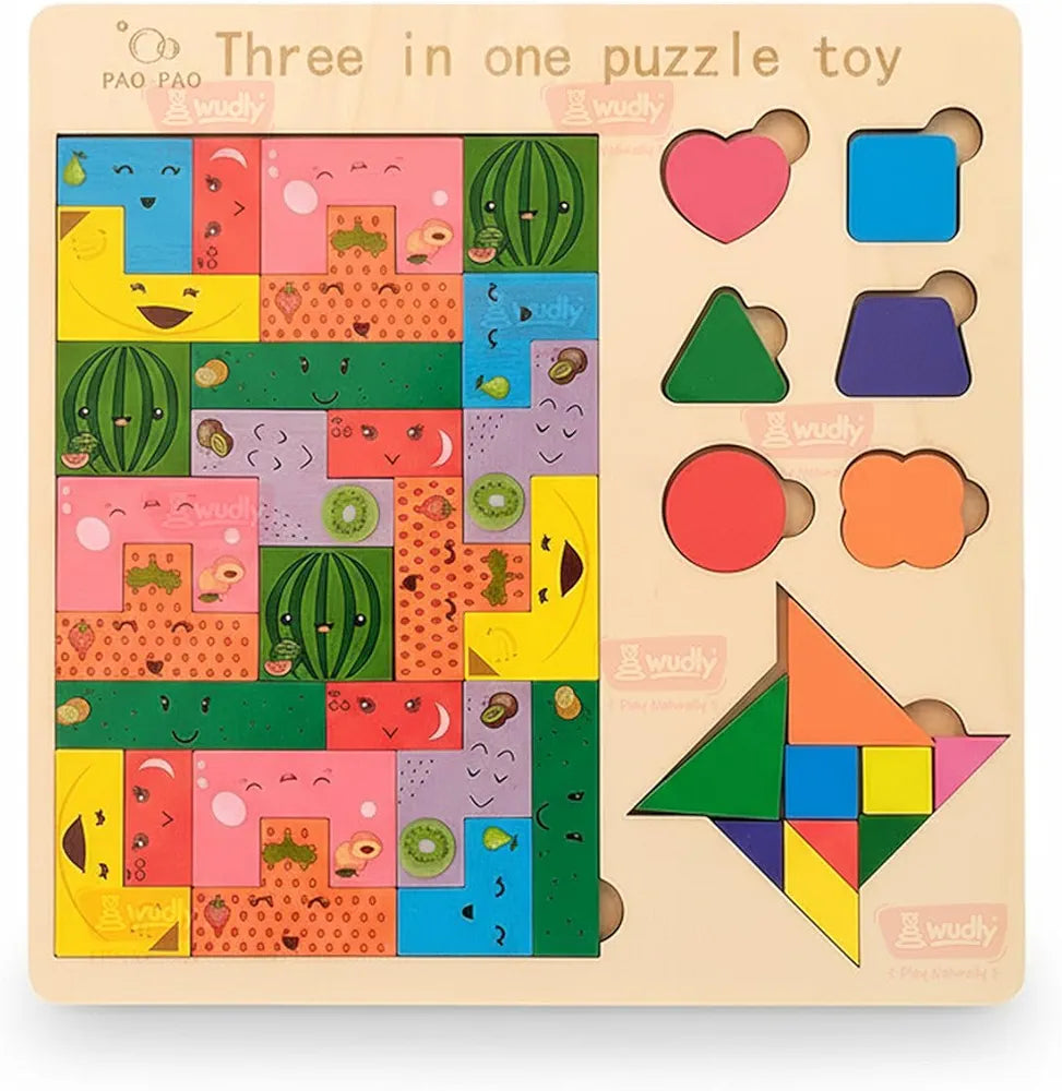 3 in 1 puzzle toy