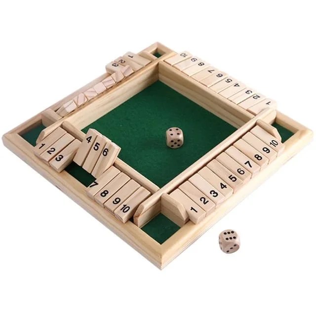 Four sided flip up game