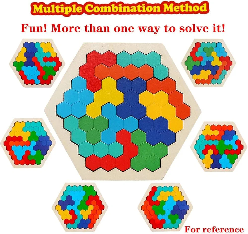 Geometric puzzle board