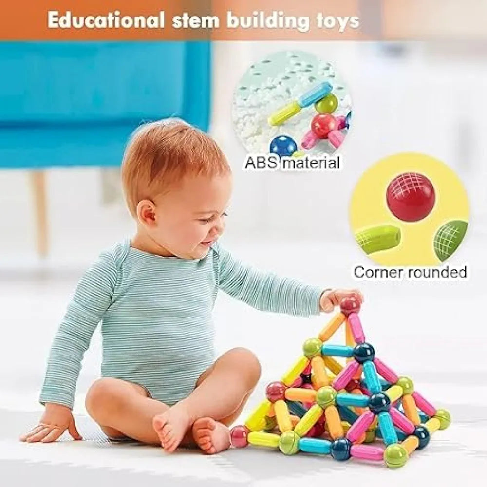 Magnetic sticks and balls(26 pcs)