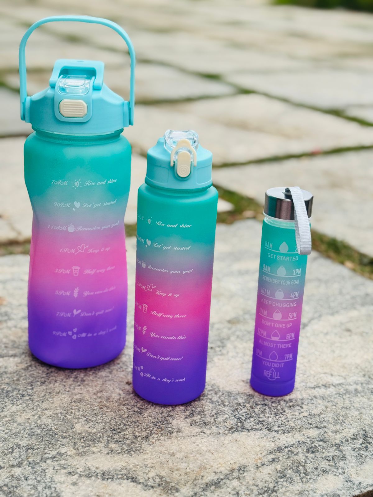 3 in 1 motivational bottle