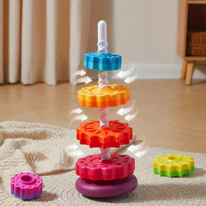 Spinning Rainbow tower