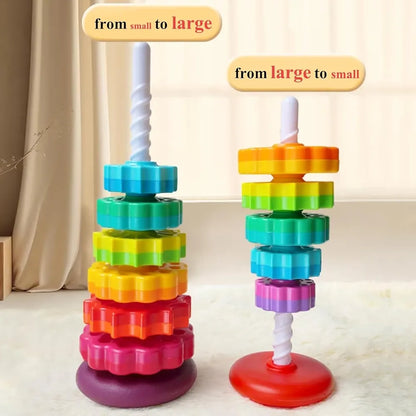 Spinning Rainbow tower