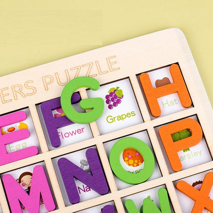 Alphanumeric board with flag