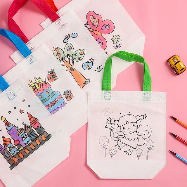 DIY Colouring Bag