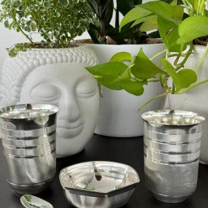 Designer Glow silver set