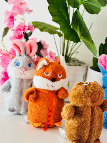 soft plush pouches