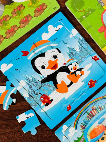 40 rs wooden puzzle with base image [15 *15 cm